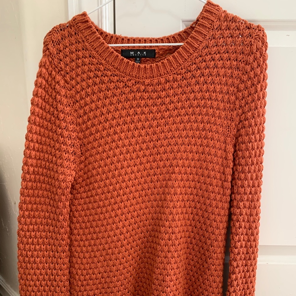 Burnt Orange Sweater!